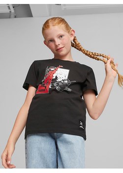 Puma Koszulka &quot;PUMA x MIRACULOUS&quot; w kolorze czarnym ze sklepu Limango Polska w kategorii Bluzki dziewczęce - zdjęcie 167865027