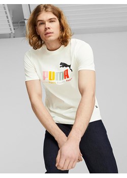 Puma Koszulka &quot;ESS+&quot; w kolorze białym ze sklepu Limango Polska w kategorii T-shirty męskie - zdjęcie 167865186