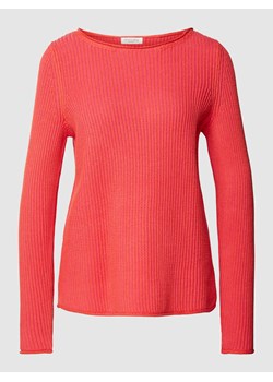 Sweter z dzianiny z efektem prążkowania ze sklepu Peek&Cloppenburg  w kategorii Swetry damskie - zdjęcie 167866099