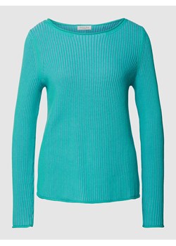 Sweter z dzianiny z efektem prążkowania ze sklepu Peek&Cloppenburg  w kategorii Swetry damskie - zdjęcie 167866536
