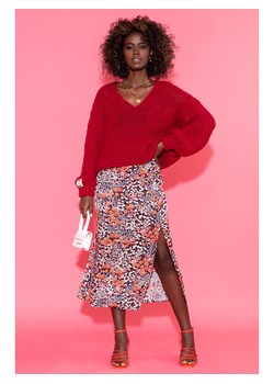 fobya Sweter w kolorze czerwonym ze sklepu Limango Polska w kategorii Swetry damskie - zdjęcie 167868608