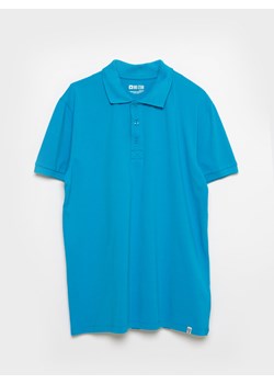 Koszulka męska polo niebieska Markolinos 401 ze sklepu Big Star w kategorii T-shirty męskie - zdjęcie 167870389