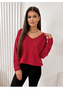 sweter fornelos czerwony uni ze sklepu UBRA w kategorii Swetry damskie - zdjęcie 167871168