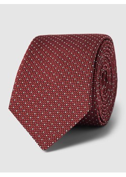 Krawat jedwabny ze wzorem na całej powierzchni ze sklepu Peek&Cloppenburg  w kategorii Krawaty - zdjęcie 167871589