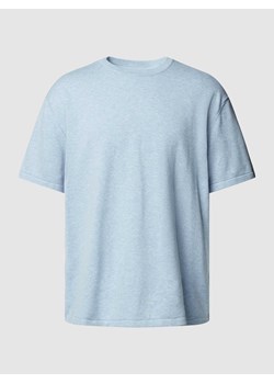 T-shirt z fakturowanym wzorem ze sklepu Peek&Cloppenburg  w kategorii T-shirty męskie - zdjęcie 167871666