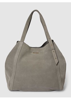 Torba shopper ze skóry bydlęcej z zawieszką model ‘RETTY WONDER’ ze sklepu Peek&Cloppenburg  w kategorii Torby Shopper bag - zdjęcie 167871736