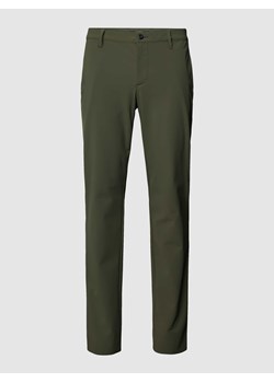 Spodnie o kroju slim fit z wpuszczanymi kieszeniami ze sklepu Peek&Cloppenburg  w kategorii Spodnie męskie - zdjęcie 167872165