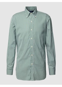 Koszula casualowa o kroju custom fit ze wzorem w paski ze sklepu Peek&Cloppenburg  w kategorii Koszule męskie - zdjęcie 167876328
