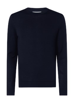 Sweter z dodatkiem wełny merino model ‘Town’ ze sklepu Peek&Cloppenburg  w kategorii Swetry męskie - zdjęcie 167876937
