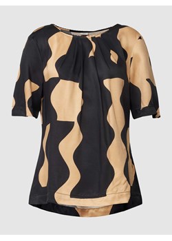 Bluzka z wiskozy z wzorem na całej powierzchni ze sklepu Peek&Cloppenburg  w kategorii Bluzki damskie - zdjęcie 167877138