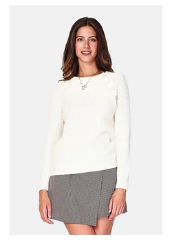 William de Faye Sweter w kolorze białym ze sklepu Limango Polska w kategorii Swetry damskie - zdjęcie 167879038