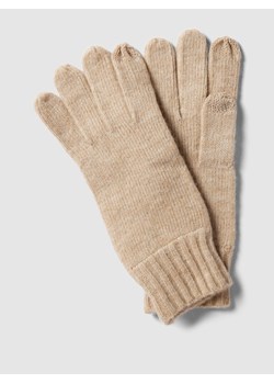 Rękawiczki z detalem z logo ze sklepu Peek&Cloppenburg  w kategorii Rękawiczki damskie - zdjęcie 167879767