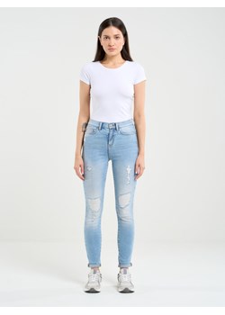 Jeansy damskie z przetarciami z wysokim stanem Adela High Waist 156 ze sklepu Big Star w kategorii Jeansy damskie - zdjęcie 167884086