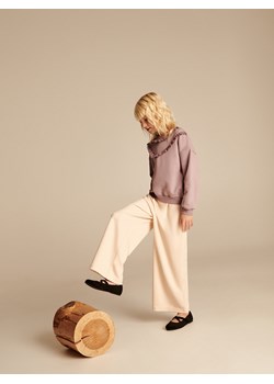 Reserved - Bluza z falbanką - lawendowy ze sklepu Reserved w kategorii Bluzy dziewczęce - zdjęcie 167884888