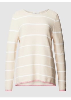 Sweter z dzianiny w paski ze sklepu Peek&Cloppenburg  w kategorii Swetry damskie - zdjęcie 167885085