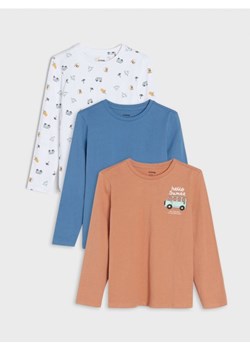Sinsay - Koszulki 3 pack - pomarańczowy ze sklepu Sinsay w kategorii T-shirty chłopięce - zdjęcie 167888635