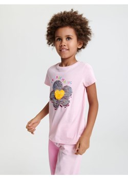 Sinsay - Koszulka - różowy ze sklepu Sinsay w kategorii Bluzki dziewczęce - zdjęcie 167888649