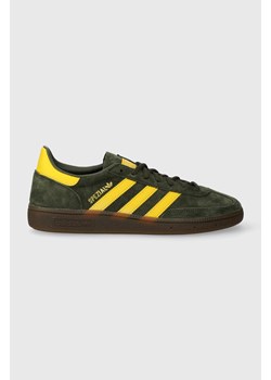 adidas Originals sneakersy zamszowe Handball Spezial kolor zielony EF5748 ze sklepu PRM w kategorii Buty sportowe męskie - zdjęcie 167889279