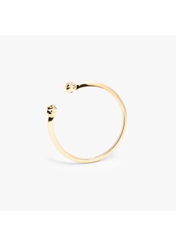 pierścionek z kuleczkami złoty ze sklepu ANIA KRUK w kategorii Pierścionki - zdjęcie 167895449