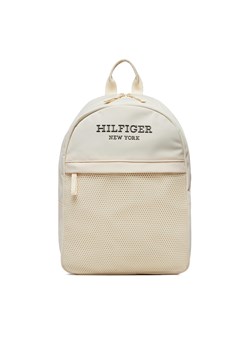 Plecak Tommy Hilfiger Monotype Backpack AU0AU01837 Beżowy ze sklepu eobuwie.pl w kategorii Plecaki - zdjęcie 167897415