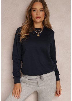 Granatowa Bluza Hullu ze sklepu Renee odzież w kategorii Bluzy damskie - zdjęcie 167899349