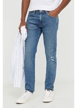 Levi&apos;s jeansy 512 SLIM męskie kolor niebieski ze sklepu ANSWEAR.com w kategorii Jeansy męskie - zdjęcie 167899765