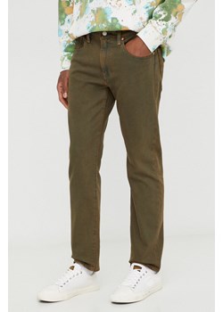 Levi&apos;s jeansy 502 TAPER męskie kolor zielony ze sklepu ANSWEAR.com w kategorii Jeansy męskie - zdjęcie 167899777