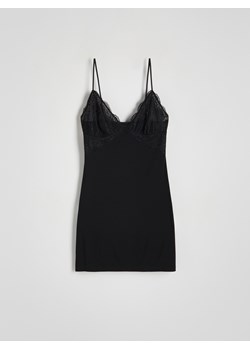 Reserved - Koszula nocna z koronką - czarny ze sklepu Reserved w kategorii Koszule nocne - zdjęcie 167900739