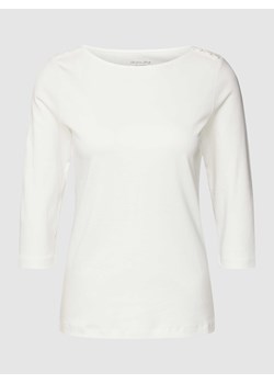 T-shirt z rękawem o dł. 3/4 i ozdobnymi guzikami ze sklepu Peek&Cloppenburg  w kategorii Bluzki damskie - zdjęcie 167902076