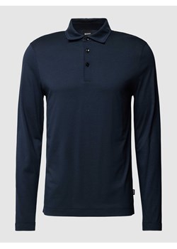 Koszulka polo o kroju regular fit z długim rękawem model ‘Pleins’ ze sklepu Peek&Cloppenburg  w kategorii T-shirty męskie - zdjęcie 167902107