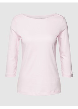 T-shirt z rękawem o dł. 3/4 i ozdobnymi guzikami ze sklepu Peek&Cloppenburg  w kategorii Bluzki damskie - zdjęcie 167902236