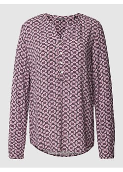 Bluzka z wiskozy z graficznym wzorem na całej powierzchni ze sklepu Peek&Cloppenburg  w kategorii Bluzki damskie - zdjęcie 167902255