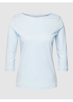 T-shirt z rękawem o dł. 3/4 i ozdobnymi guzikami ze sklepu Peek&Cloppenburg  w kategorii Bluzki damskie - zdjęcie 167902325