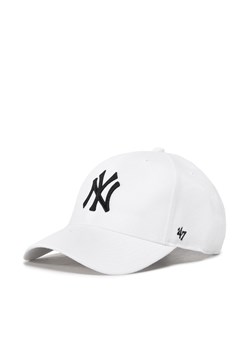 Czapka z daszkiem 47 Brand Mlb New York Yankees B-MVPSP17WBP-WH Biały ze sklepu eobuwie.pl w kategorii Czapki z daszkiem męskie - zdjęcie 167925135