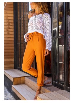 Gunes Kizi Spodnie w kolorze pomarańczowym ze sklepu Limango Polska w kategorii Spodnie damskie - zdjęcie 167925327