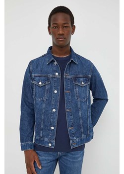 Marc O&apos;Polo kurtka jeansowa męska kolor granatowy przejściowa ze sklepu ANSWEAR.com w kategorii Kurtki męskie - zdjęcie 167928125