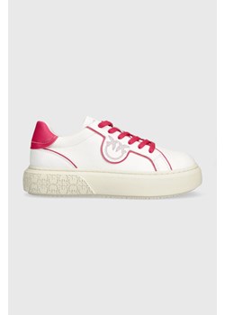 Pinko sneakersy Yoko kolor biały SS0003 P016 ZV5 ze sklepu ANSWEAR.com w kategorii Buty sportowe damskie - zdjęcie 167928176