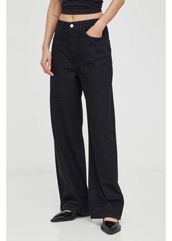 Samsoe Samsoe jeansy SHELLY damskie kolor czarny F23400139 ze sklepu ANSWEAR.com w kategorii Jeansy damskie - zdjęcie 167928369