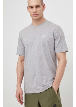 adidas Originals t-shirt bawełniany Essential Tee męski kolor szary melanżowy IR9692 ze sklepu ANSWEAR.com w kategorii T-shirty męskie - zdjęcie 167928626