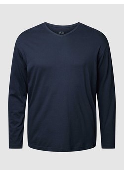 Bluzka z długim rękawem PLUS SIZE z dekoltem w serek ze sklepu Peek&Cloppenburg  w kategorii T-shirty męskie - zdjęcie 167930196