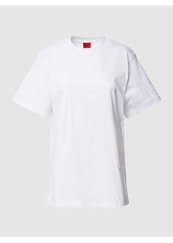 T-shirt z detalem z logo ze sklepu Peek&Cloppenburg  w kategorii Bluzki damskie - zdjęcie 167930395