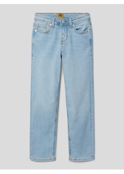 Jeansy o kroju regular fit z naszywką z logo model ‘CLARK’ ze sklepu Peek&Cloppenburg  w kategorii Spodnie chłopięce - zdjęcie 167930807
