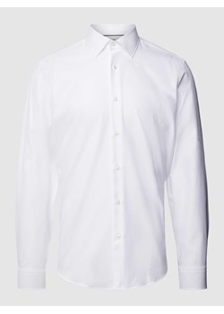 Koszula ze sportowymi mankietami w jednolitym kolorze ze sklepu Peek&Cloppenburg  w kategorii Koszule męskie - zdjęcie 167930835