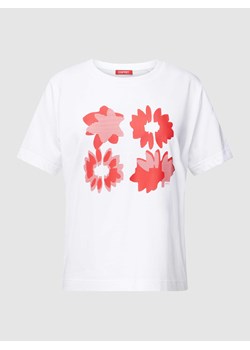 T-shirt z kwiatowym nadrukiem ze sklepu Peek&Cloppenburg  w kategorii Bluzki damskie - zdjęcie 167931045