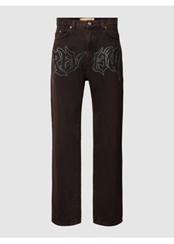 Jeansy o kroju baggy fit z nadrukiem z logo ze sklepu Peek&Cloppenburg  w kategorii Jeansy męskie - zdjęcie 167931217