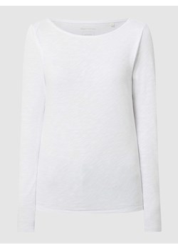 Bluzka z długim rękawem z bawełny ekologicznej ze sklepu Peek&Cloppenburg  w kategorii Bluzki damskie - zdjęcie 167931258