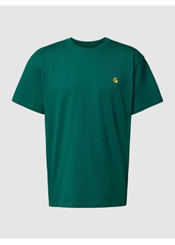 T-shirt z wyhaftowanym logo model ‘CHASE’ ze sklepu Peek&Cloppenburg  w kategorii T-shirty męskie - zdjęcie 167931439