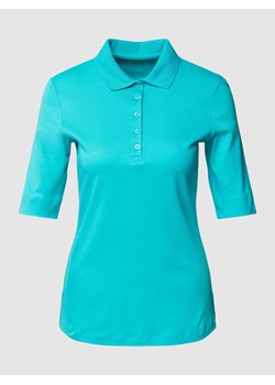 Koszulka polo z krótką listwą guzikową ze sklepu Peek&Cloppenburg  w kategorii Bluzki damskie - zdjęcie 167931476