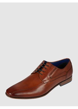 Buty sznurowane ze skóry model ‘Mattia’ ze sklepu Peek&Cloppenburg  w kategorii Półbuty męskie - zdjęcie 167931607