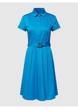 Sukienka w jednolitym kolorze z tasiemką w talii ze sklepu Peek&Cloppenburg  w kategorii Sukienki - zdjęcie 167931757